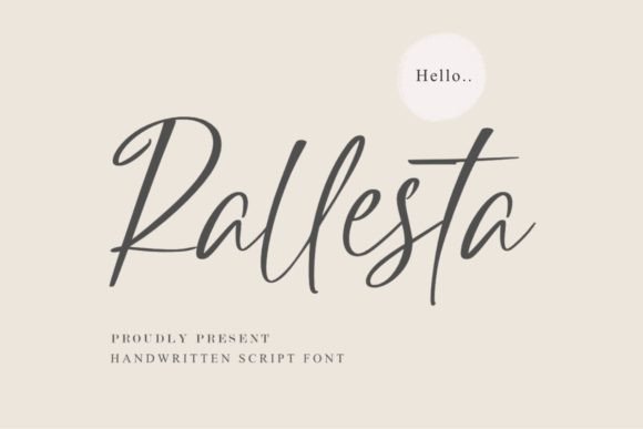 Rallesta Font Poster 1