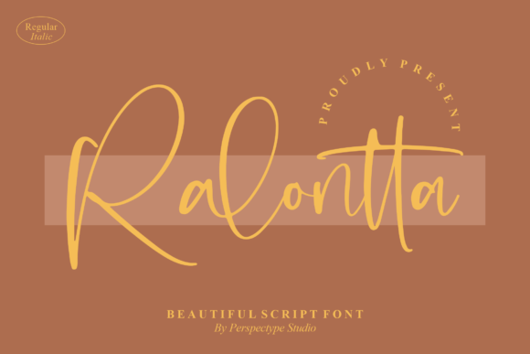 Ralontta Font Poster 1