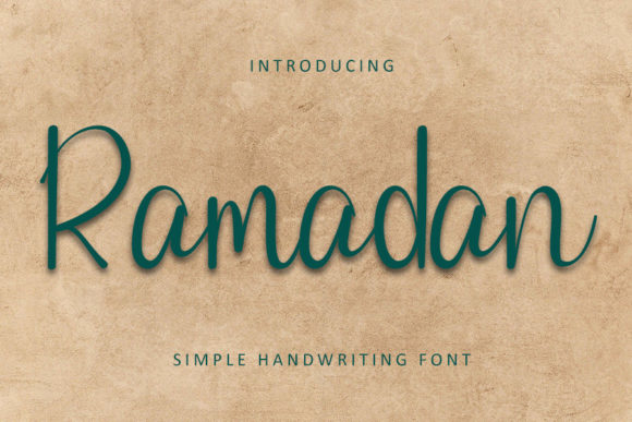Ramadan Font Poster 1