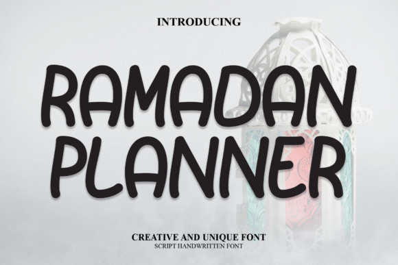 Ramadan Planner Font Poster 1