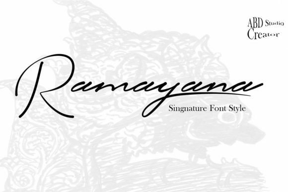 Ramayana Font Poster 1