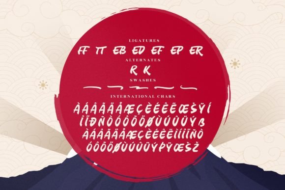 Ramen Ichikaru Font Poster 14