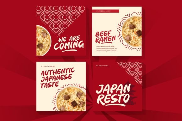 Ramen Ichikaru Font Poster 4