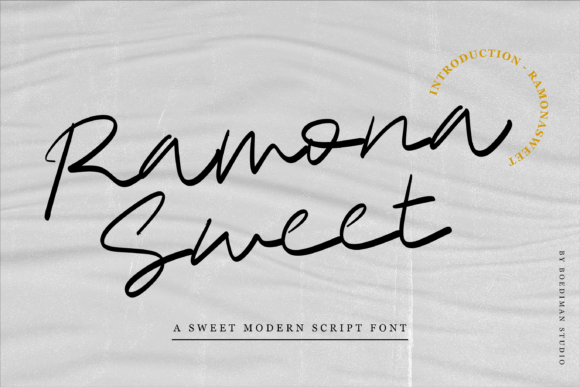 Ramona Sweet Font Poster 1