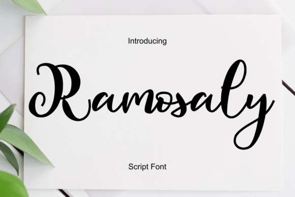 Ramosaly Font Poster 1