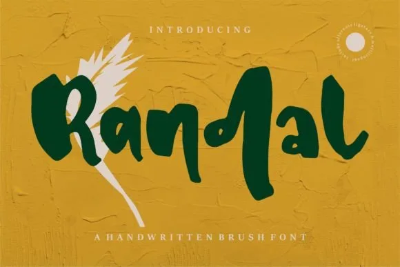 Randal Font Randal Font Poster 1