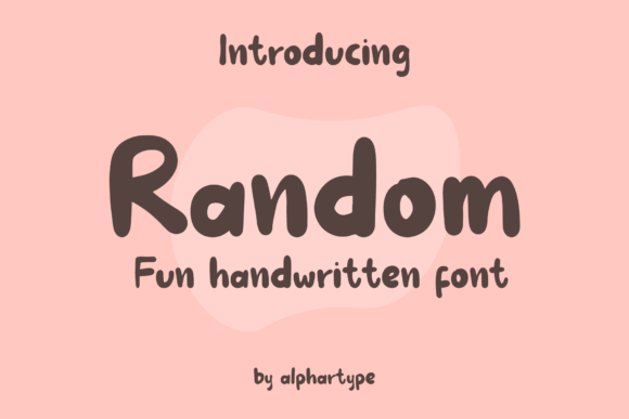 Random Font Random Font Poster 1