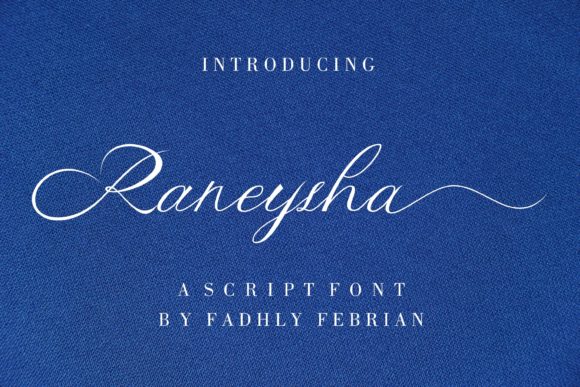 Raneysha Font Poster 1