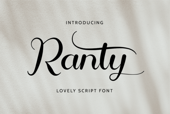 Ranty Font Poster 1