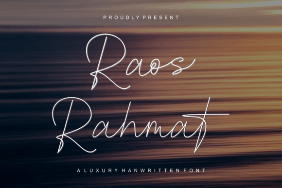 Raos Rahmat Font Poster 1