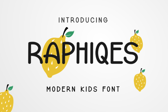 Raphiqes Font Poster 1