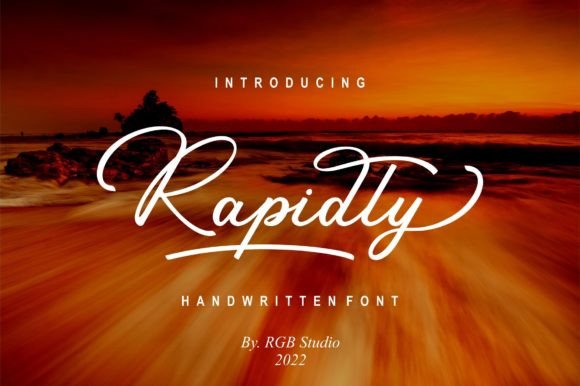 Rapidly Font Poster 1