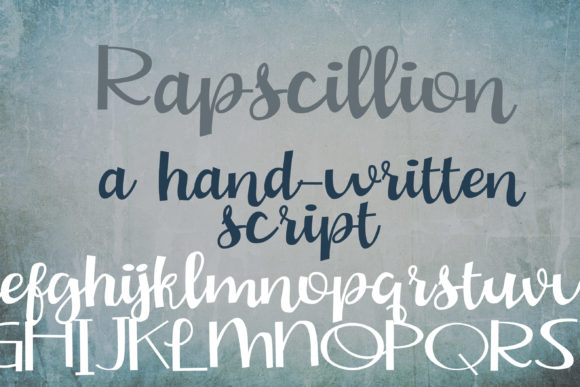 Rapscillion Font Poster 1