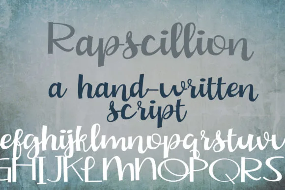 Rapscillion Font Rapscillion Font Poster 1