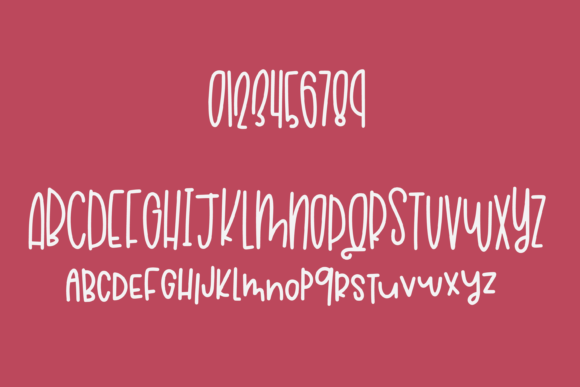 Raspberry Macchiato Font Poster 2