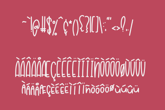 Raspberry Macchiato Font Poster 3