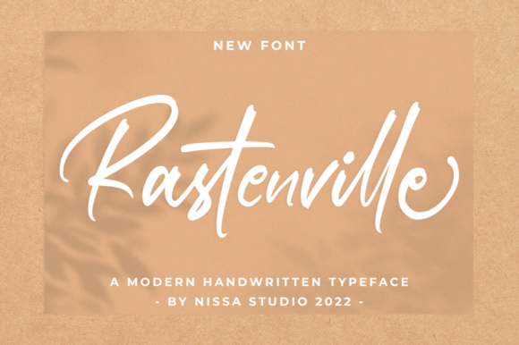 Rastenville Font Poster 1