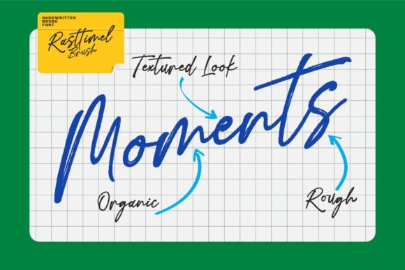 Rasttimel Brush Font Poster 3