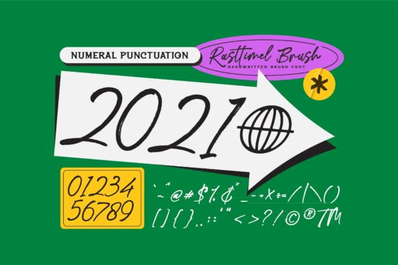 Rasttimel Brush Font Poster 5