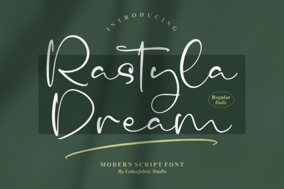 Rastyla Dream Font Poster 1