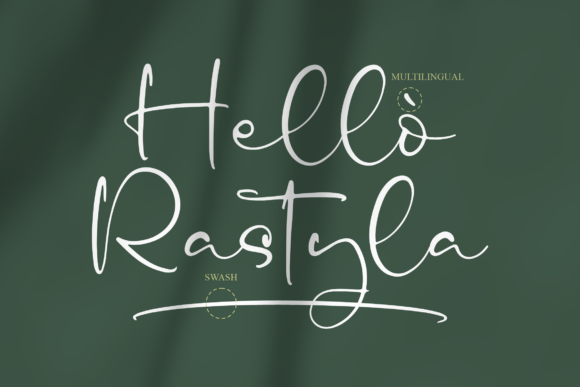 Rastyla Dream Font Poster 12