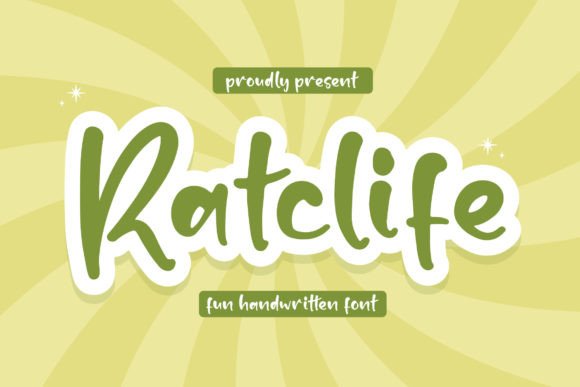 Ratclife Font Poster 1