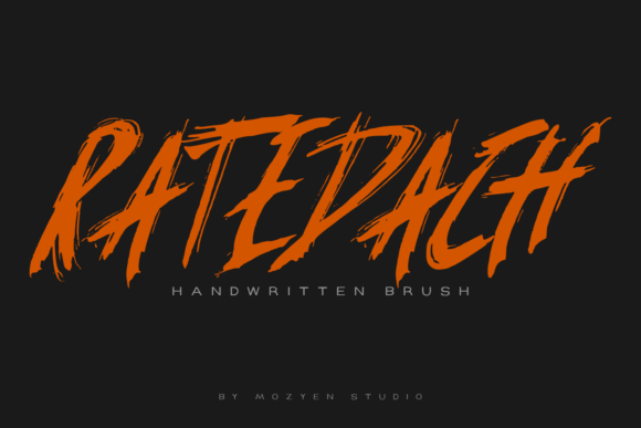Ratedach Font Poster 1