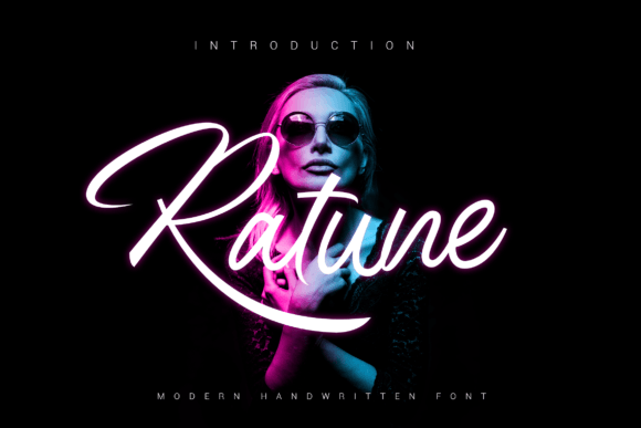 Ratune Font Ratune Font Poster 1