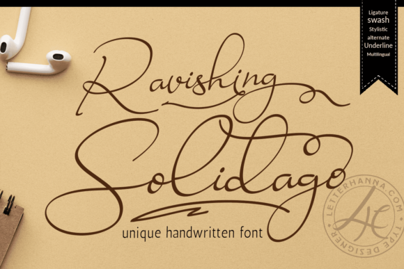 Ravishing Solidago Font Poster 1