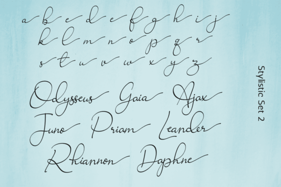 Ravishing Solidago Font Poster 6