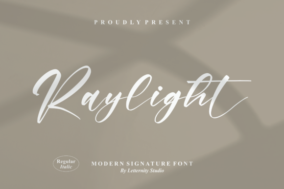 Raylight Font Poster 1