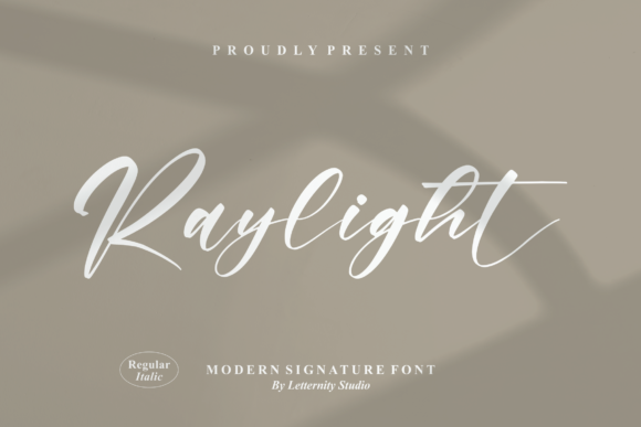 Raylight Font Raylight Font Poster 1