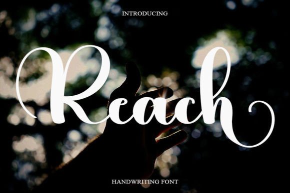 Reach Font Poster 1