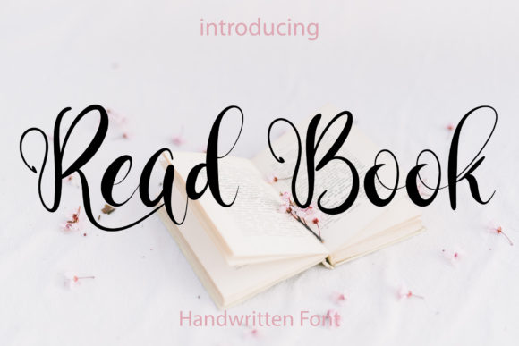 Read Book Font Poster 1