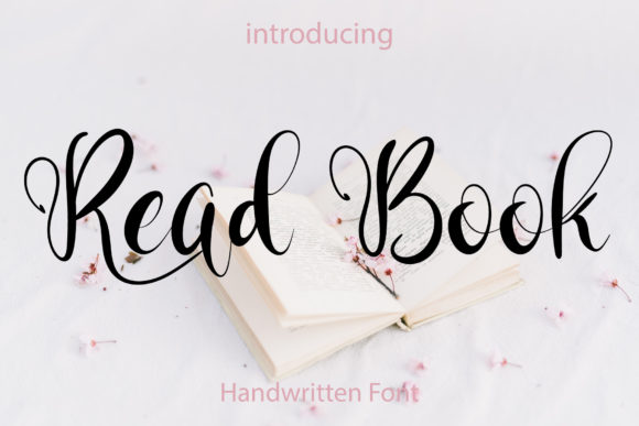 Read Book Font Poster 1