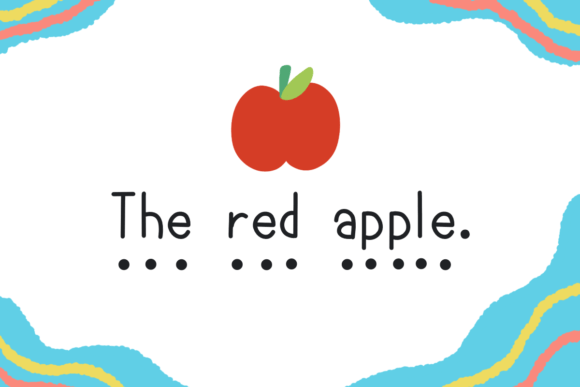 Read Dot Font Poster 2