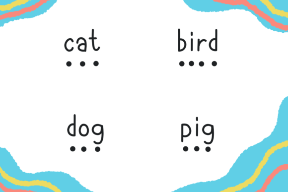 Read Dot Font Poster 3