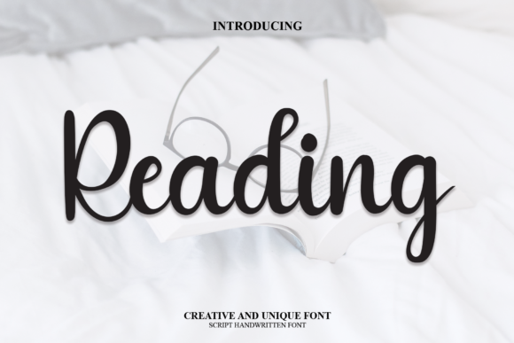 Reading Font Poster 1