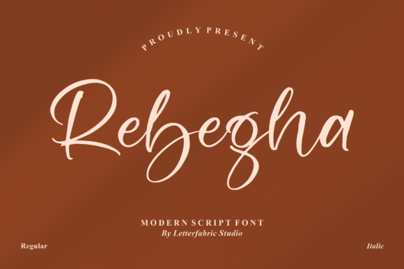 Rebegha Font Poster 1