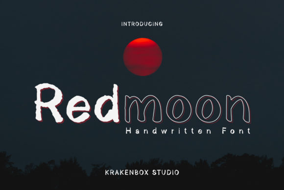 Redmoon Font Poster 1