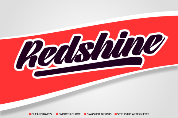 Redshine Font Poster 1
