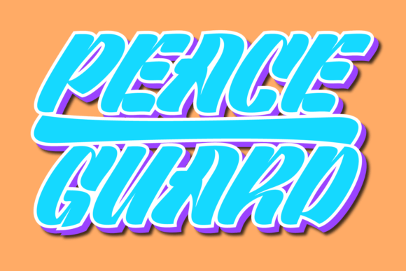 Redshine Font Poster 5