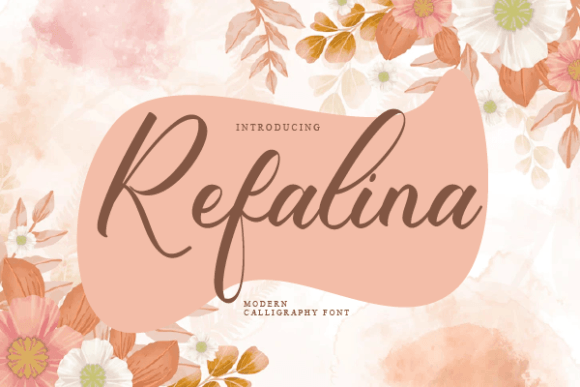 Refalina Font Poster 1