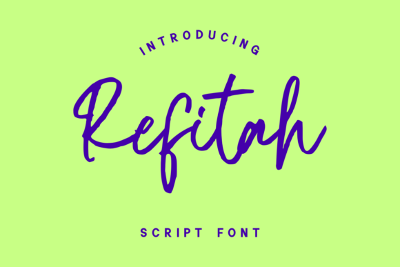 Refitah Font Poster 1