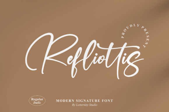 Refliottis Font Poster 1