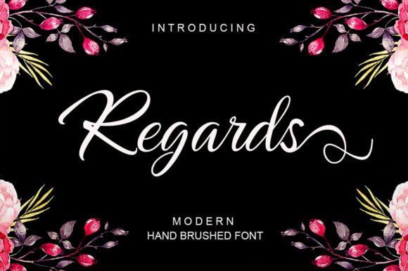 Regards Font Poster 1