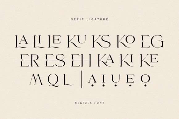 Regiola Font Poster 11
