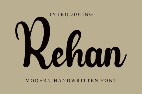 Rehan Font Poster 1