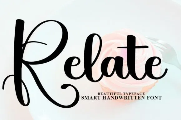 Relate Font Relate Font Poster 1