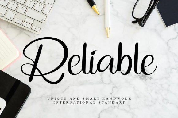 Reliable Font Poster 1